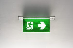 salida de emergencia