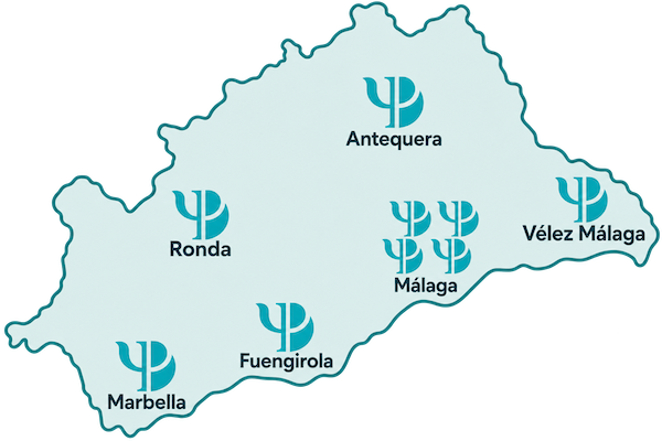Centros de psicologia PsicoAbreu en Málaga provincia